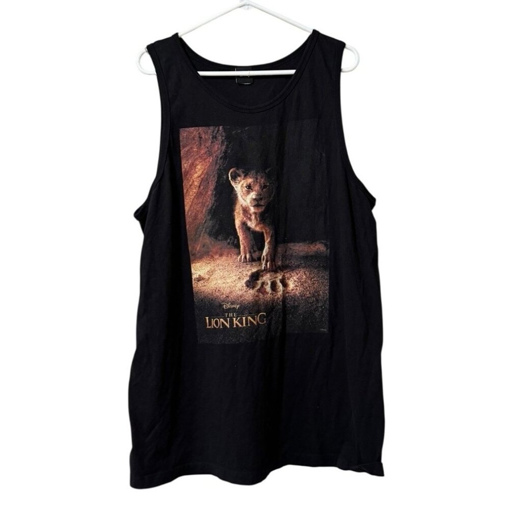 Disney The Lion King Size XXL Cotton Sleeveless Tank Top Unisex Cartoon Summer‎